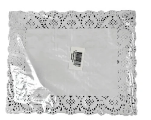 Naperon Branco p/ Bolo 26x32cm
